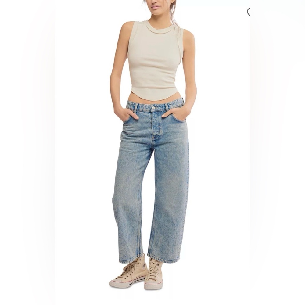 We The Free Deep Trance Dropped Boyfriend Jeans